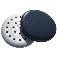 Poteau à sangle 2M jaune/noir et base - Image 3