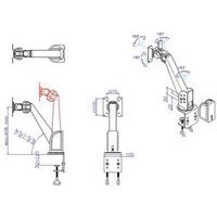Bras pour écran LCD - Manutan - Image 6