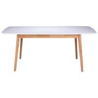 Table réunion Kenna extensible 140 180x75x80 cm Chêne/chêne - Image 2
