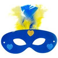 Set 12 masques feutrines à décorer 18x10cm - Image 5