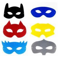 Set 12 masques feutrines à décorer 18x10cm - Image 7