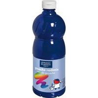 Flacon 1 litre gouache redimix lefranc bourgeois - bleu outremer - Image principale