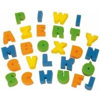 Sachet lettres et chiffres en mousse (35 pièces) 45x40 mm - Image principale