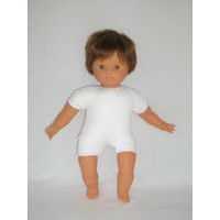 Bébé européen garçon 40 cm avec cheveux - Image principale