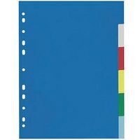 Jeu 6 intercalaires plastique A4 - 20/100e - Image principale