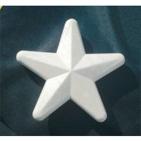 Etoile 100 mm styropor blanches (Sachet de 25) - Image principale