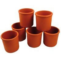 Pot à crayons en terre Ø 85 mm (Lot de 6) - Image principale