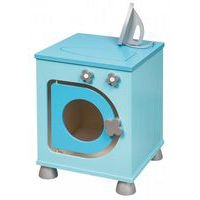 Meuble lingerie  lave-linge, table à repasser et son fer. dim. 37x37x47 cm - Image principale