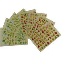 Pochette 8 planches 480 feuilles d'arbres adhésives - Image 2