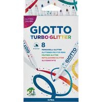 Etui 8 feutres à paillettes Glitter Giotto - Image principale