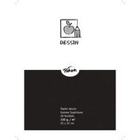 Feuille dessin blanc 120 g 25 x 32 cm gamme supérieure (Pochette de 20) - Image principale