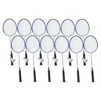 Lot de 12 raquettes badminton + 6 volants - Image principale