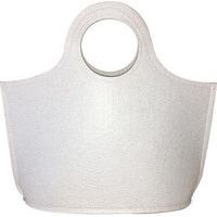 Sac à main blanc en feutrine à décorer - Image principale