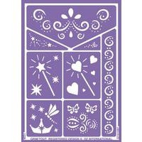 Lot 1 - 43 pochoirs maquillage - Image principale