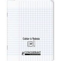 Cahier avec rabats 96 pages seyes, format 24 x 32 cm Polypropylène - Incolore - Image principale