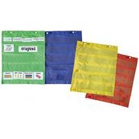 Lot de 4 pochettes affichage magnétiques. - Image principale