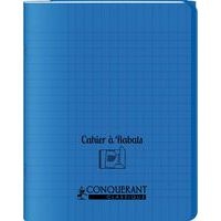 Cahier avec rabats 48 pages Seyes 24x32 cm - Polypropylène bleu - Image principale