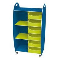 Bac de rangement 3 cases / 6 tiroirs - Paperflow - Image principale