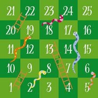 Tapis de jeux serpents et échelles - Image principale