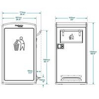 Poubelle connectée Bigbelly avec compacteur - Image 6