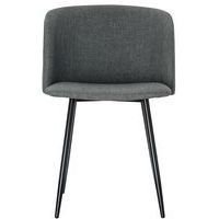 Lot de  2 Fauteuils Must pied Noir assise tissu polyester Gris - Image principale