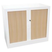 Armoire métal Classique hauteur 69 cm rideaux PVC classé au feu M1 Acial - Image 6