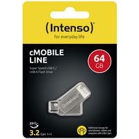 Clé USB 3.0/USB 3.1 Type C cMobile Line - 64Go INTENSO - Image 2