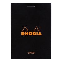 Bloc agrafé noir N 11 7,4x10,5 cm 80 feuillets 80g - Image principale
