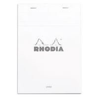 Bloc agrafé blanc ligné + marge - Rhodia - Image principale