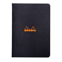 Cahier noir piqué réglure ligné - Rhodia - Image principale