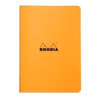 Cahier orange piqué réglure ligné - Rhodia - Image principale