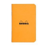 Carnet piqué orange 7,5x12 cm 48p 5x5 non détachables 80g - Image principale