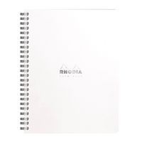 Notebook reliure intégrale blanc A5+ 16x21 cm dot 160 pages - Image principale