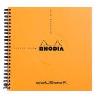 Reverse book reliure intégrale orange dot 21x21 cm 160 pages - Image principale
