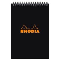 Bloc noir reliure intégrale réglure ligné - Rhodia - Image principale