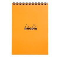 Bloc reliure intégrale orange 21x29,7 cm 80 feuillets 5x5 - Image principale