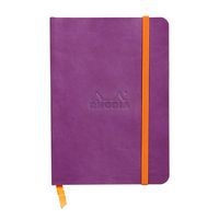 Rhodiarama carnet souple violet A6 144 pages ligné 90g - Image principale