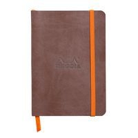 Rhodiarama carnet souple chocolat A6 144 pages dot 90g - Image principale