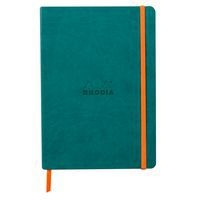 Rhodiarama carnet souple couleur paon A5 160 pages dot 90g - Image principale