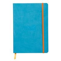 Rhodiarama carnet souple turquoise A5 160 pages ligné 90g - Image principale