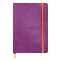 Rhodiarama carnet souple violet A5 160 pages ligné 90g - Image principale