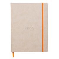 Rhodiarama carnet souple beige 19x25 cm 160 pages dot 90g - Image principale