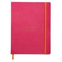 Rhodiarama carnet souple framboise 19x25 cm papier ivoire - Image principale