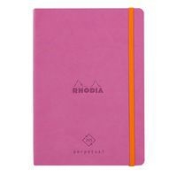Carnet perpétuel lilas A5 coins microperforés + élastique - Image principale