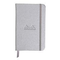 Webnotebook silver 9x14 cm 192 pages dot fermeture élastique - Image principale