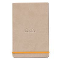 Rhodiarama Webnotepad rigide beige A5 ligné + élastique - Image principale