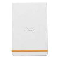 Rhodiarama Webnotepad rigide blanc A5 ligné + élastique - Image principale