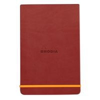 Rhodiarama Webnotepad rigide nacarat A5 ligné + élastique - Image principale