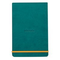 Rhodiarama Webnotepad rigide paon A5 ligné + élastique - Image principale