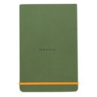 Rhodiarama Webnotepad rigide sauge A5 ligné + élastique - Image principale